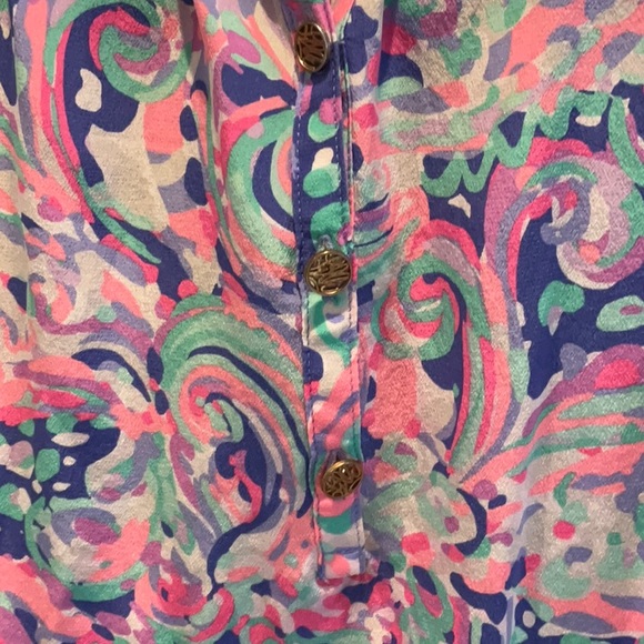 Lily Pulitzer Elsa Silk Top - Picture 2 of 6